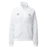 adidas Women's T Uniforia Jacket, womens, Jacket, GD5704, White/Refsil/Dshgry., XS