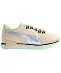 Puma Mile Rider Queen Womens Beige Trainers - Size UK 6