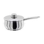 STELLAR 1000 STAINLESS STEEL 16CM SAUCEPAN & METAL LID (INDUCTION) BOXED S105