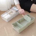 Multifunctional Retractable Partition Storage Box Home Organizer B Green