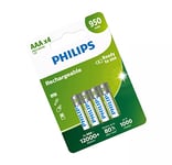 Piles Rechargeables AAA - Pack de 4 Piles 950 mAh PHILPS