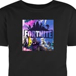 Barn-T-shirt | Bekväm T-shirt för Barn Fortnite svart 9-11 År