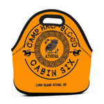 Cabin Six - Athena - Percy Jackson - Camp Half-Blood - Insulated Lunch Bag Tote Picnic Box Cooler for Women Men School Work