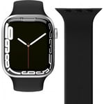 Vonmählen Solo Loop -silikonarmband för Apple Watch 38 / 40 / 41, storlek S, svart