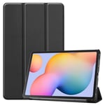 samsung Samsung Tab S6 Lite Tri-Fold PU Case Black
