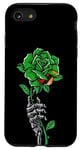 Coque pour iPhone SE (2020) / 7 / 8 Rose de Zambie avec squelette drapeau zambien racines Souvenir de la Zambie