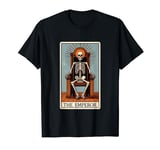 Tarot Card The Emperor Halloween Vintage Skeleton Magic T-Shirt
