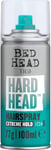 Bed Head by TIGI - Hard Head Hairspray - Extra Strong Hold - Travel Size - 100 