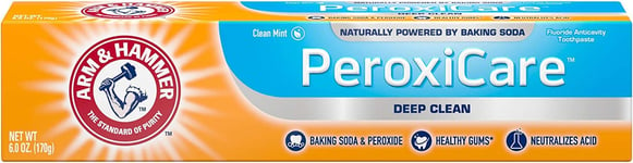 Arm & Hammer Peroxicare Deep Clean Toothpaste, 6 Oz (Packaging May Vary)