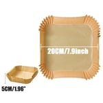 300PCS Large Air Fryer Disposable Paper Liner Square 23Cm Non-Stick Airfryer