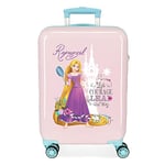 Disney Princesses Cabin Suitcase Pink 38x55x20cm Rigid ABS Side Combination Closure 34L 2kg 4 Double Wheels