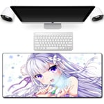 HOTPRO Professional Gaming Mouse Pad,Non-Slip Rubber Base Anime Mousepad with Smooth Surface Desk Pad Great for Laptop,Computer & PC(800X300X3MM) Life In A Different World-2