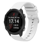 Garmin Forerunner 245 Music Urrem i silikone, 20mm - Hvid