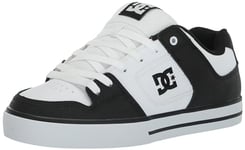 DC Shoes Pure Chaussures de Skateboard pour Homme, Noir et Blanc et Noir., 42 EU