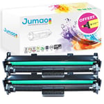 2 Tambours d'impressions type Jumao compatibles pour HP LaserJet Pro M102a, Noir