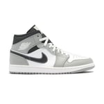 Air Jordan 1 Mid Light Smoke Grey Anthracite (GS)