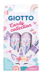 Giotto- Stick de Colle Candy Collection, F546700, Transparent