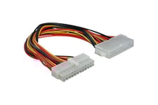 Delock - förlängningskabel för ström - 24-pin ATX till 24-pin ATX - 22 cm