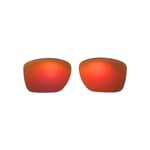 Walleva Fire Red Non-Polarized Replacement Lenses For Oakley TwoFace XL