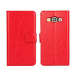 GC-case Plånboksfodral Samsung A7, Slim Modell Röd