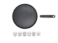 Non-Stick Marble Coating Roti Dosa Tawa Pancake Maker Crepe Pan for Induction and Gas Hob Premium Quality (Pan Tawa, 26cm)