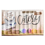Sparpris! 10 x 5 g Catessy Sticks kattgodis - Bar-B-Q Lax