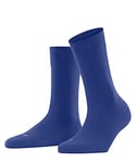 FALKE Women's Sensitive London W SO Cotton With Soft Tops 1 Pair Socks, Blue (Imperial 6065) new - eco-friendly, 5.5-8