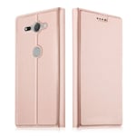 Sony Xperia Xz2 Compact Snyggt Fodral - Rose Guld