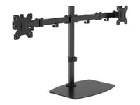 Vision VFM-DSDB - Pied - pour 2 écrans LCD - acier - noir - Taille d'écran : 13-32 - ordinateur de bureau - Noir 2.65 kg