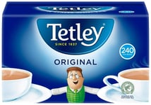 Tetley Original 240 Tea Bags, 750g - Pack of 3 (Total 240 Teabags) 