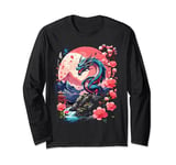 Aesthetic Vintage Dragon Japan Style Asian Japanese Dragon Long Sleeve T-Shirt