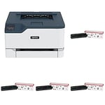 Xerox C230 A4 22ppm Colour Wireless Laser Printer with Duplex 2-Sided Printing with High Capacity CYMK Toner Bundle