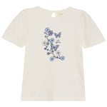 Creamie GOTS T-skjorte Med Trykk Xenon Blue | Hvit | 86 cm
