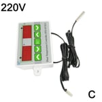 Ac 220v Dc 12v 2 In 1 Digital Temperature Humidity Controller C