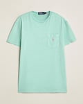 Polo Ralph Lauren Cotton Linen Crew Neck T-Shirt Celadon