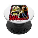 Disney Pixar Toy Story Buzz & Woody Red & Blue Border PopSockets PopGrip Interchangeable