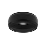 1pk Lens Hood and Adapter Ring Compatible with Fujifilm X100V Camera Black