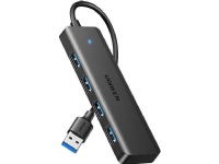 USB HUB Ugreen Adapter UGREEN 4in1 25851 USB-A till 4x USB-A Hub (svart)