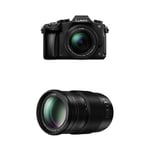 Panasonic DMC-G80MEB-K Compact System Camera with H-FSA100300E Lumix G VarioUltra Lens Bundle