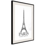 Plakat - Paris Is Always a Good Idea - 40 x 60 cm - Sort ramme med passepartout