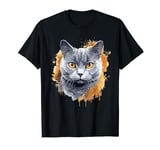 British Shorthair Cats British Shorthair Cat T-Shirt