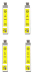 4 NON-OEM T2994 XL Yellow Ink for Epson XP-235 XP-245 XP-247 XP-332 XP-335 XP445