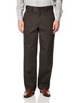 Dickies Men's 874f Pants, Dark Brown, 32W x 34L