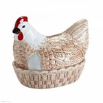 Mason Cash Rise & Shine Ceramic Printed Hen Nest Storage Holder Kitchen Display