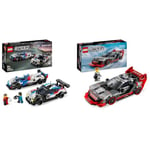 LEGO Speed Champions BMW M4 GT3 & BMW M Hybrid V8 Race Car Toys for 9 Plus Year Old Boys & Girls & Speed Champions Audi S1 e-tron quattro Race Car Toy Vehicle, Buildable Model Set for Kids