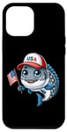 Coque pour iPhone 15 Plus Drapeau américain américain 4 juillet pour garçons et filles