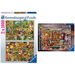 Ravensburger Colin Thompson 2x 1000 Piece Jigsaw Puzzles for Adults & Kids Age 14 Up [Amazon Exclusive] & Aimee Stewart Treasure Trove 1000 Piece Jigsaw Puzzles for Adults and Kids Age 12 and Up