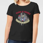 Guns N Roses Jungle Skeleton Women's T-Shirt - Black - S