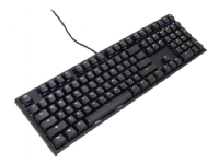 Ducky ONE 2 Backlit PBT Gaming Tastatur, MX-Speed-Silver, weiße LED - schwarz (DE)
