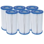 Filter för filterpump Typ III - set om 6 Bestway 58012